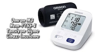 Omron m3 HEM7155E tansiyon ölçme aleti incelemesi [upl. by Akahs]