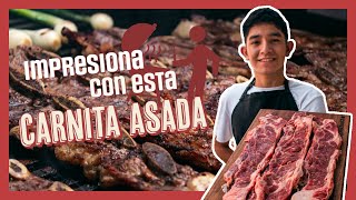 Carne ASADA al carbón JUGOSA 🤠😋 [upl. by Ahsal378]