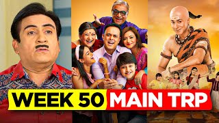 Sab TV Week 50 TRP  Sony Sab Week 50 Main TRP [upl. by Vokaay]