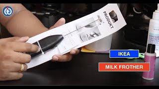 IKEA MILK FROTHER Review amp Battery Installation [upl. by Aleira289]