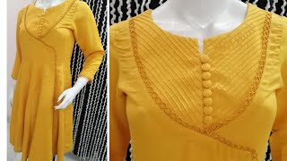 Designer frock cutting stitching cutting stitching ideas 2022 [upl. by Ennaeus]