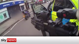 Streatham terrorist attack Undercover police officer locked eyes with him [upl. by Ahsiken]