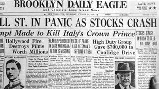 24th October 1929 Wall Street Crash begins on Black Thursday [upl. by Abana946]