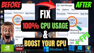 How to Fix 100 CPUDISK Usage in Windows 1110 [upl. by Airalav]