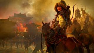 Mongolian Throat Singing  Dark amp Powerful Battle Music Tuvan Hun Mongol [upl. by Rushing]