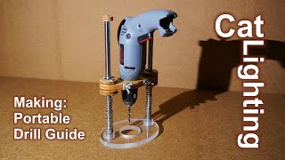 DIY Drill Guide  Router Plunge Base [upl. by Ridglee77]