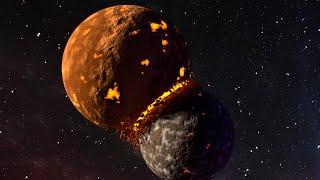 Blender Tutorial Planets Colliding Animation [upl. by Arytahs677]