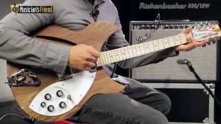 Rickenbacker 33012W Electric 12String Guitar Natural Walnut [upl. by Joktan]