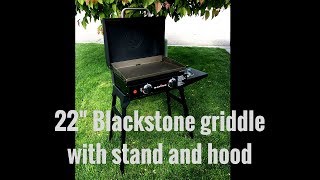 NEW 2018 Blackstone 22quot griddle unboxing and setup [upl. by Briant14]