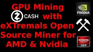 GPU ZCash Miner for AMD amp Nvidia in Windows ZEC with 6 rx470 4G  rx480 8G Mining Rig [upl. by Hoppe]