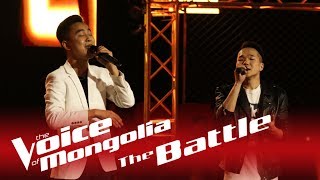 Bilguun vs Munkhbayar  quotNud chin hair haruulnaquot  The Battle  The Voice of Mongolia 2018 [upl. by Akinor]