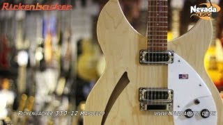 Rickenbacker 33012 String Guitar Mapleglo  Quick Look  PMTVUK [upl. by Millur]