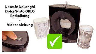 Anleitung zur Entkalkung Nescafe DolceGusto Krups Oblo KP1108 [upl. by Caz785]