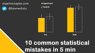 Ten Statistical Mistakes in 5 Min [upl. by Gery550]