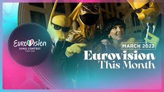 Eurovision This Month  March 2022 Contest News [upl. by Anasxor979]