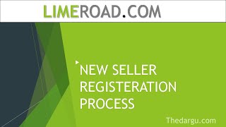 How to Sell on Limeroad  Seller account registration [upl. by Lunt]