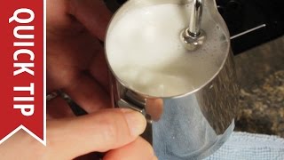 How to AutoFroth Milk for Lattes [upl. by Aihsatsan1]