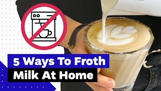 How To Froth Milk At Home Best Milk Frothers Review [upl. by Uolyram288]