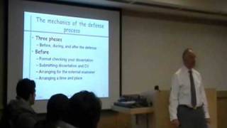 How to Defend your Dissertation 17 [upl. by Aranat]