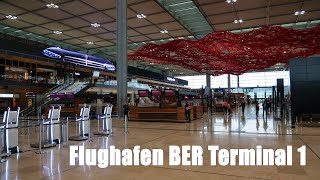 Flughafen BER Terminal 1 und Besucherterrasse [upl. by Elon357]