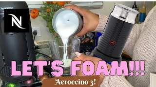 How To Foam Milk With Aeroccino 3 Make Coffee With Foam Tips amp Tricks  Easy Foamed Latte Recipe [upl. by Paz953]