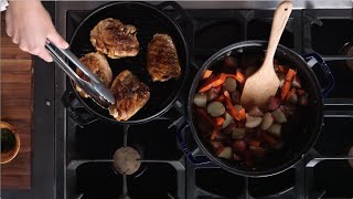 Make a OnePot Chicken Dinner in the Staub Braise amp Grill Pan [upl. by Laroy]