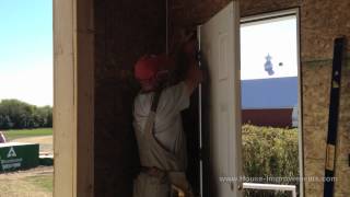 How To Install An Exterior Door [upl. by Ymrej]