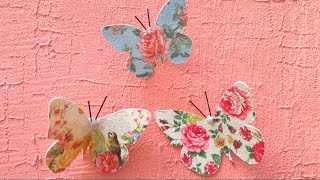 4 IDEAS PARA HACER MARIPOSAS COMPILACION [upl. by Bird307]