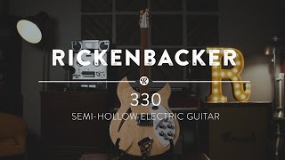 Rickenbacker 330 Electric Guitar  Reverb Demo Video [upl. by Kaylyn]