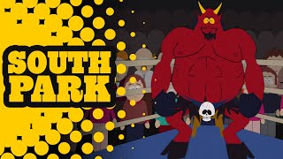 Jesus vs Satan FULL FIGHT  SOUTH PARK [upl. by Heppman]