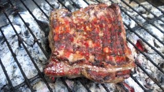 CARNE ASADA Asado de Arrachera al carbon [upl. by Karlotta]