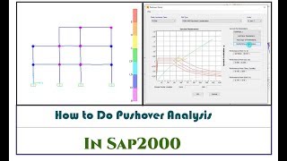 Pushover Analysis Using SAP2000 [upl. by Nidraj147]