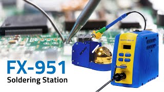 HAKKO FX951 Soldering Station — Video by American Hakko [upl. by Nehr]