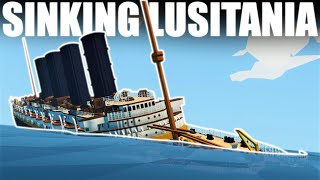 Sinking Lusitania  Stormworks Build and Rescue [upl. by Kursh]