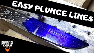 Plunge Lines and Bevels  The Easy Way [upl. by Essinger179]