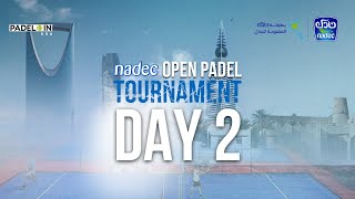 NADEC OPEN PADEL TOURNAMENT  DAY 2 Court 3 [upl. by Soo31]