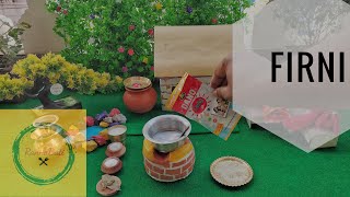 Firni  RannaBati  miniature cooking recipe [upl. by Anegal]