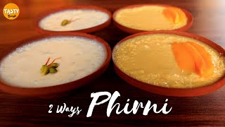 Kolkata Mughlai Style Phirni  Firni  Mango Phirni  কলকাতার বিখ্যাত ফিরনি রেসিপি [upl. by Hairahcaz]