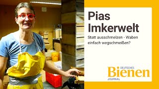 Pias Imkerwelt Statt ausschmelzen  Waben einfach wegschmeißen [upl. by Kapeed920]