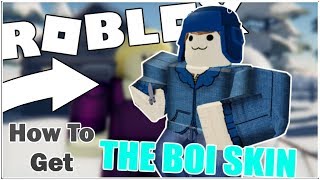 How to get the THE BOI SKIN THUMBNAILTRAILER SKIN in ARSENAL ROBLOX [upl. by Ximenez340]