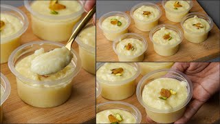 Mouthwatering Malai Rice Phirni  Eid Dessert Recipe  Rice Phirni Dessert  Delicious Malai Dessert [upl. by Furie]