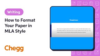 How to Format Your Paper in MLA Style  Chegg [upl. by Peppie]