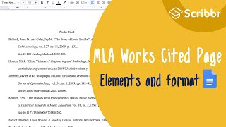 MLA Works Cited References and Formatting  Scribbr 🎓 [upl. by Sidra356]