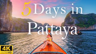 How to Spend 5 Days in PATTAYA Thailand [upl. by Ahseenak]