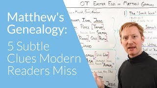 Matthews Genealogy 5 Subtle Clues Modern Readers Miss  Whiteboard Bible Study [upl. by Alemrac145]