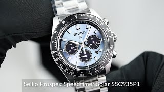 Seiko Prospex Speedtimer Solar SSC935P1 [upl. by Cinemod]