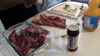 How to Marinade Carne Asada the simple way [upl. by Nemad413]