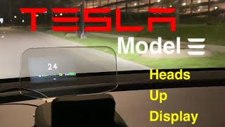 Tesla Model 3 Heads Up Display Installation [upl. by Katha968]