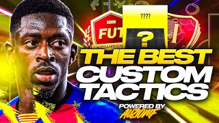 THE BEST CUSTOM TACTICS amp FORMATIONS 🏆  FIFA 22 Ultimate Team [upl. by Hakkeber751]