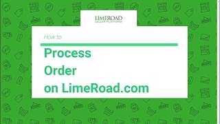 LimeRoad How To Process Order On Limeroad LimeRoadKnowHow [upl. by Trici]